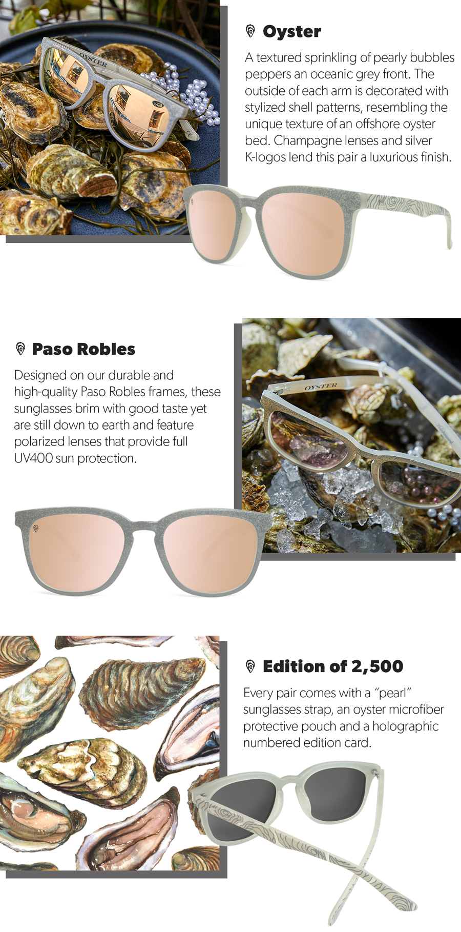🦪 Limited Edition Oyster Paso Robles Knockaround